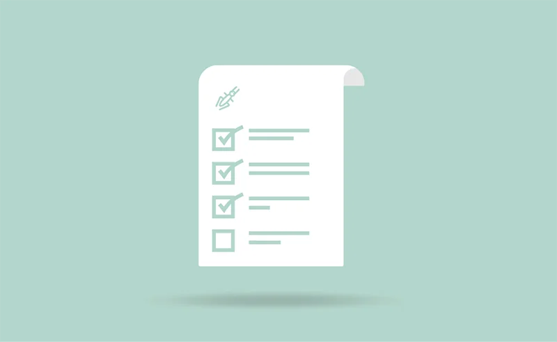 Illustrated shopping list 