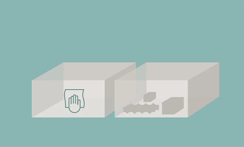 Cleaning the containers